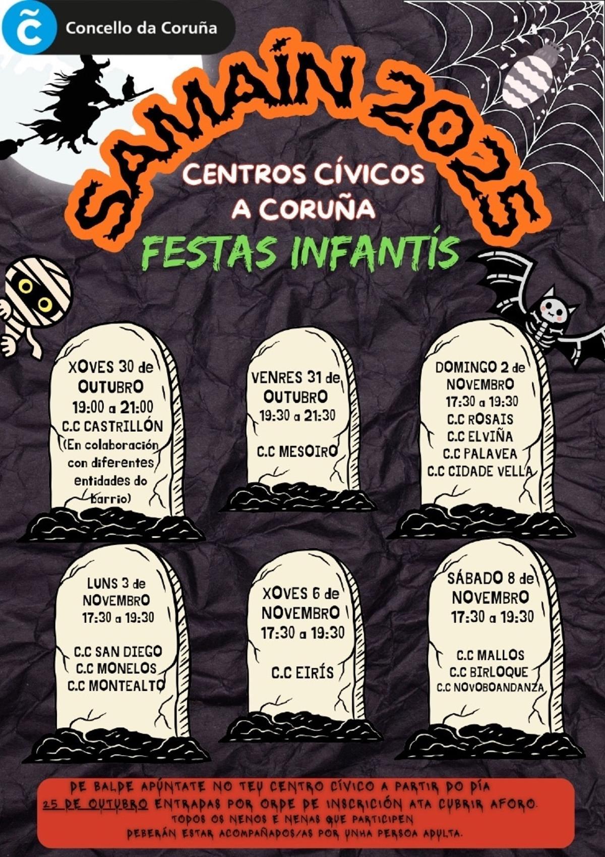 Fiestas infantiles en los Centros Cívicos de A Coruña