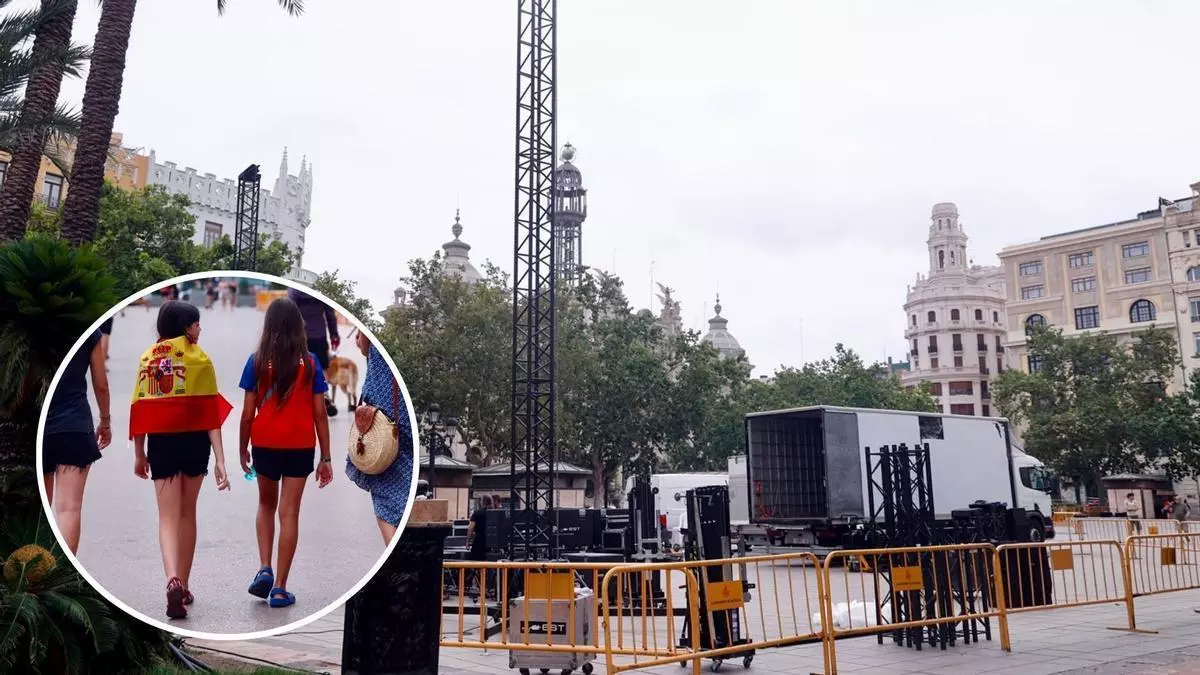 València empieza los preparativos para vivir una noche histórica con la final del Mundial