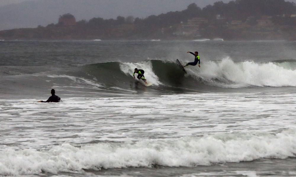 Oleaje por temporal en las Rías Baixas