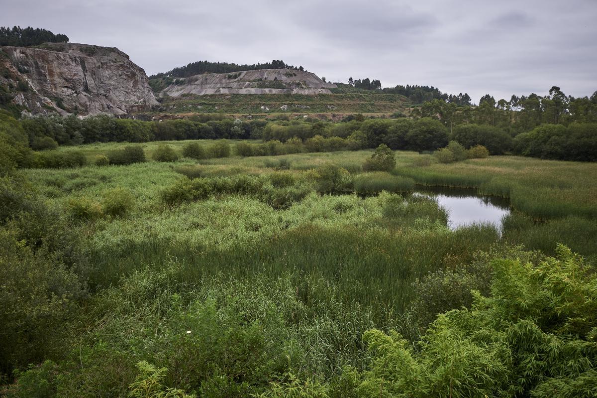 Una imagen de los terrenos destinados para la mina de Cobre San Rafael en Touro-o Pino
