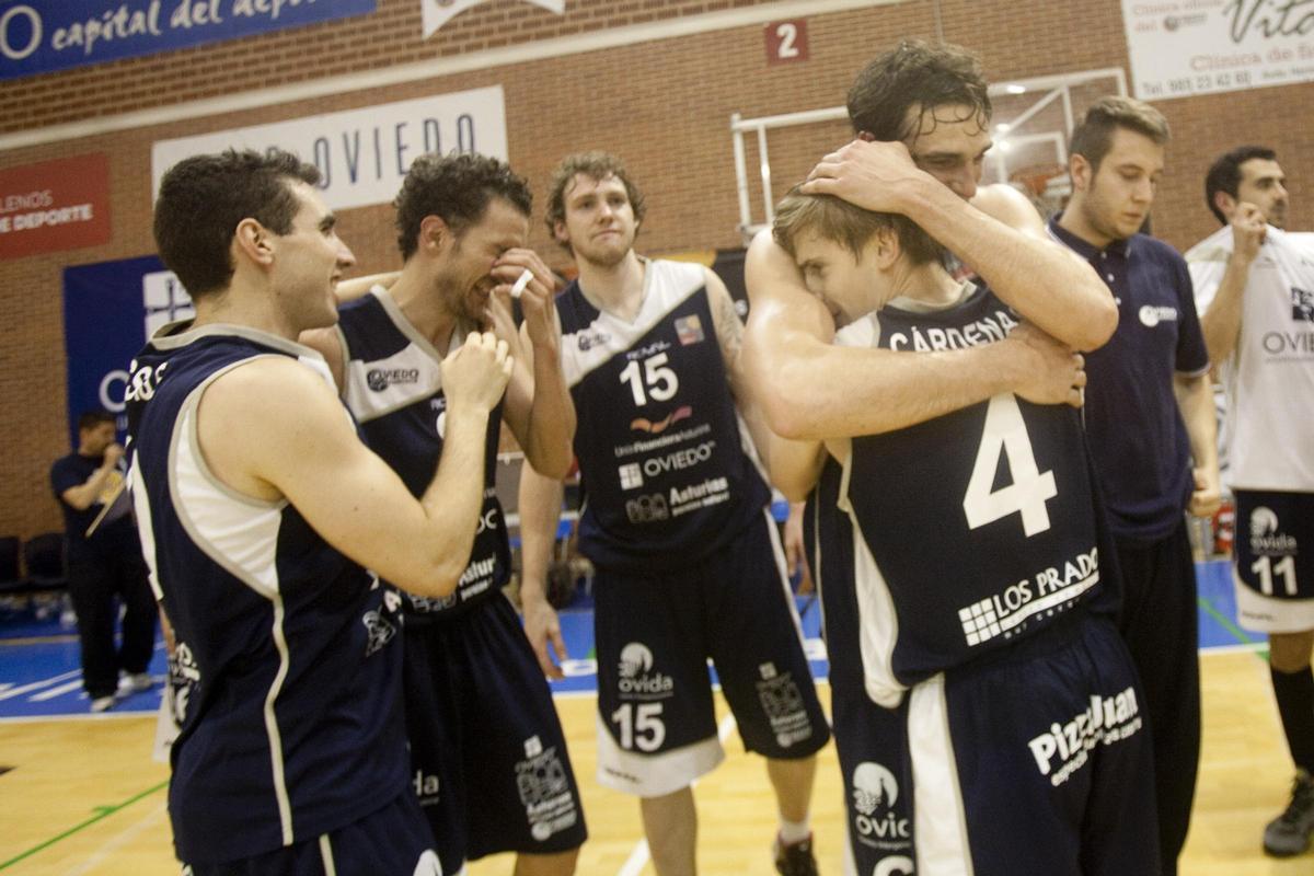 EN IMÁGENES: un repaso por los siete play-off de ascenso a la ACB que ha disputado el Alimerka Oviedo Baloncesto en su historia