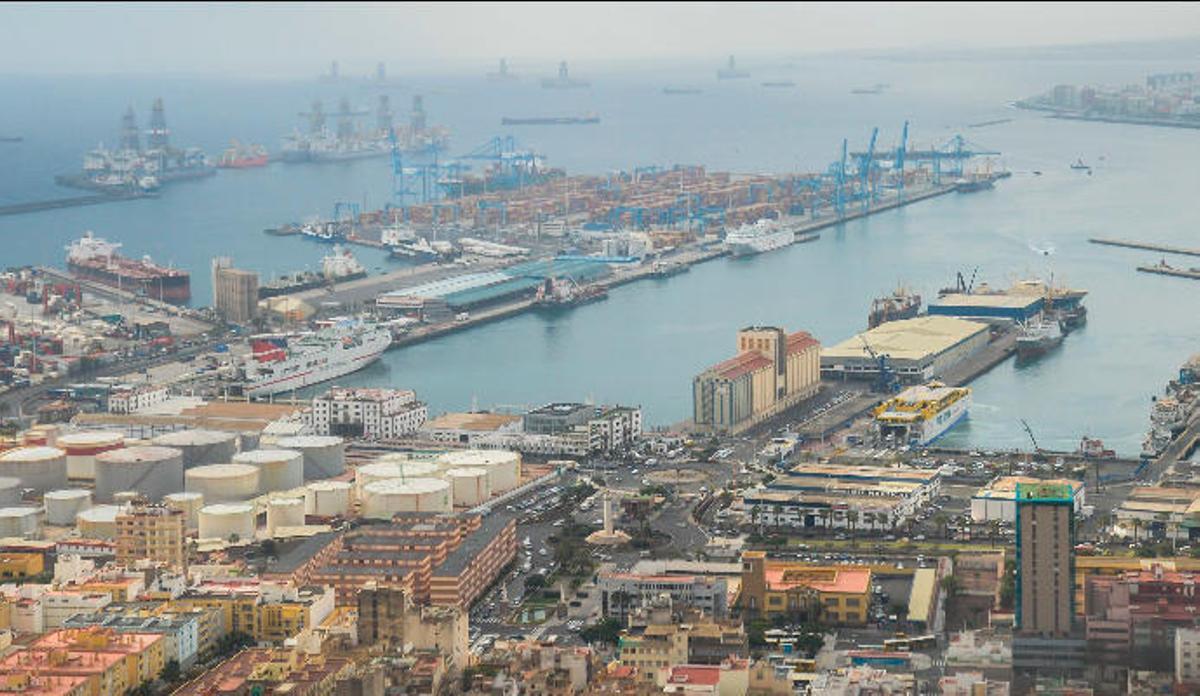 Vista parcial del Puerto de La Luz, en una imagen de archivo.