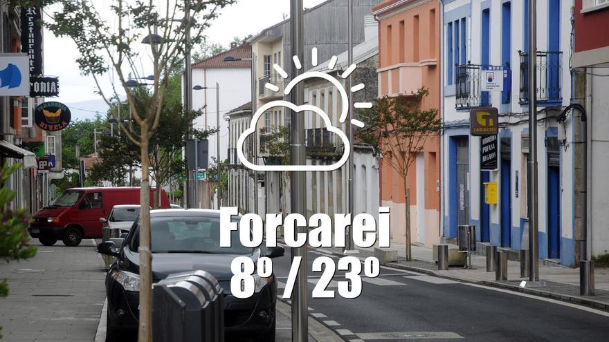 El tiempo en Forcarei: previsión meteorológica para hoy, sábado 20 de abril