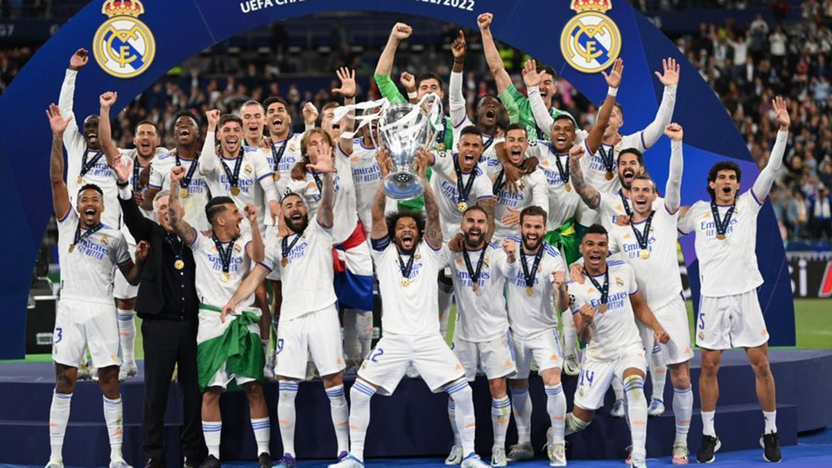El Real Madrid, vigente campeón de la Champions