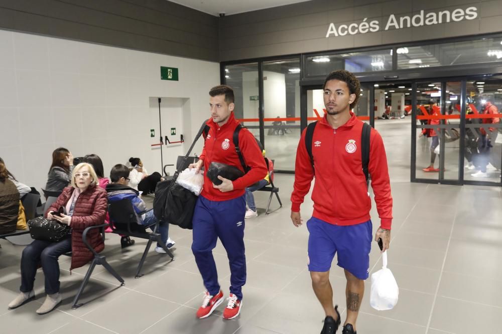 Els jugadors del Girona es desplacen fins a Madrid en l''AVE