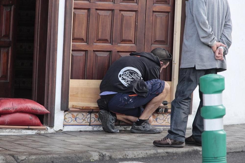 Fuerte oleaje en Garachico.