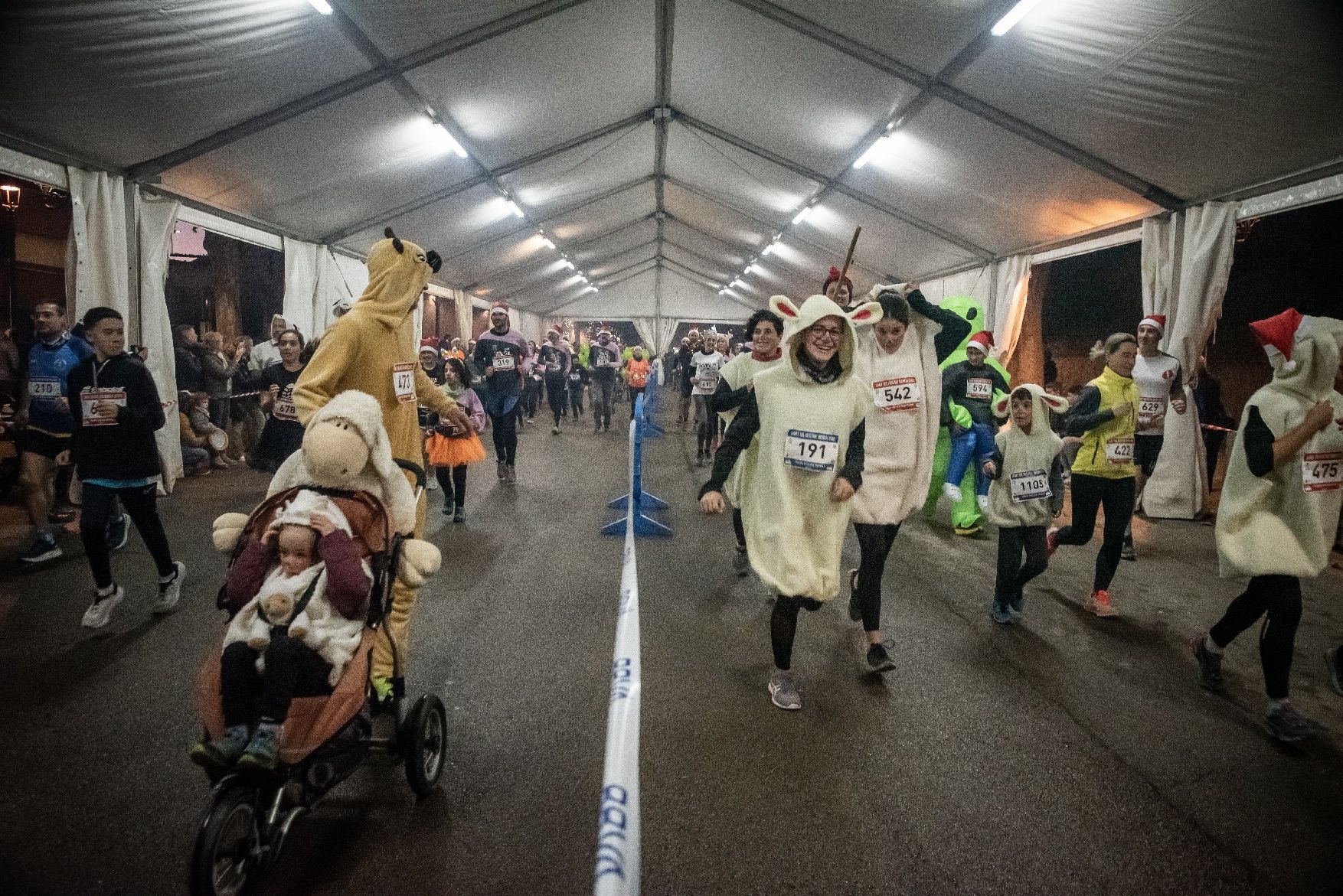 La Sant Silvestre de Berga, en fotos