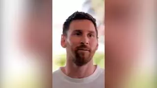 La primera vez que Messi habla inglés y es por Will Smith