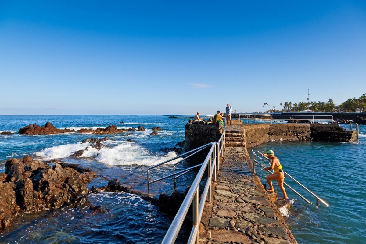 Las piscinas naturales del Puerto de la Cruz