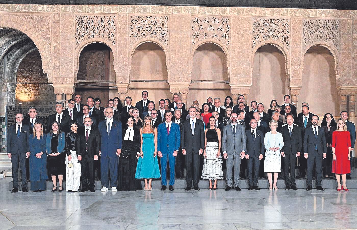 The images of the second day of the summit of European leaders in Granada