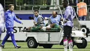 Endrick se lesionó en la Copa Libertadores y salió en camilla