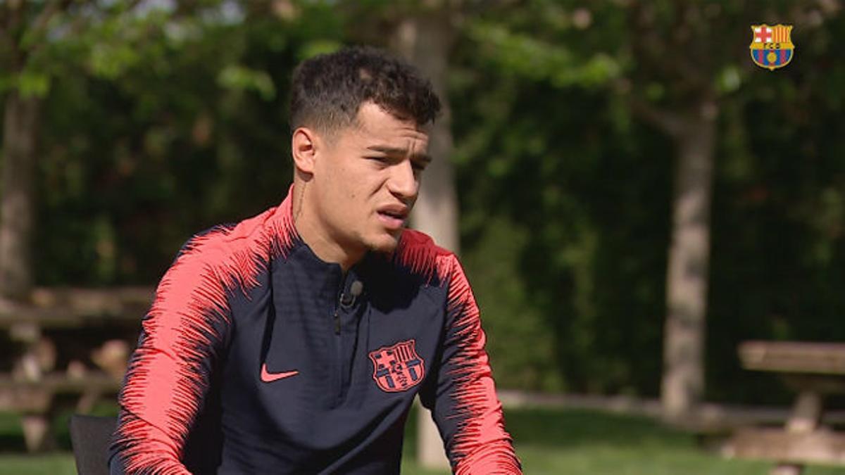 ¿Cuál es la rutina de Coutinho antes de cada partido?