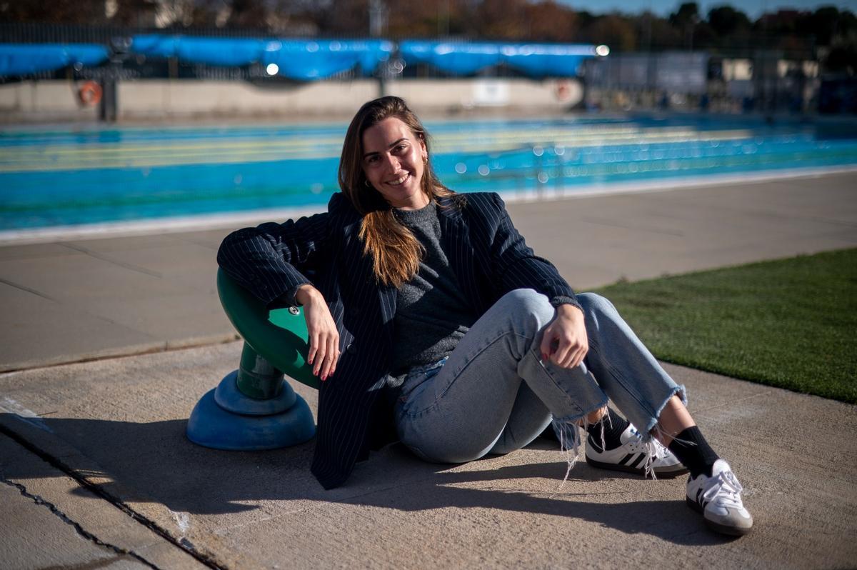 La waterpolista Bea Ortiz, en el Club Natació Sabadell.