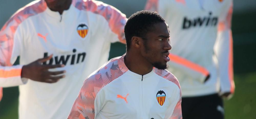 Entrenamiento del Valencia cf