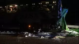 Muere un camionero tras chocar contra un bus de la línea Madrid-Asturias en Zamora