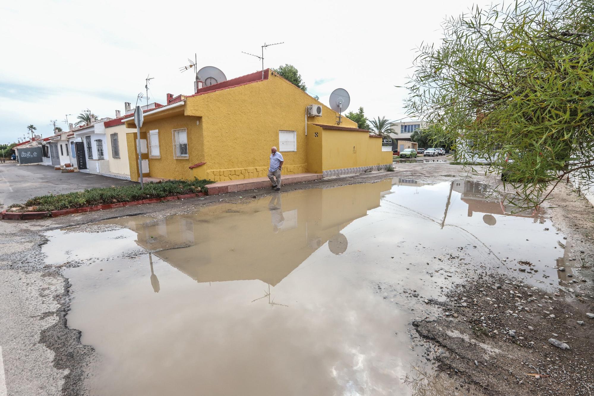 Día derspués de la tromba de agua en Torrevieja