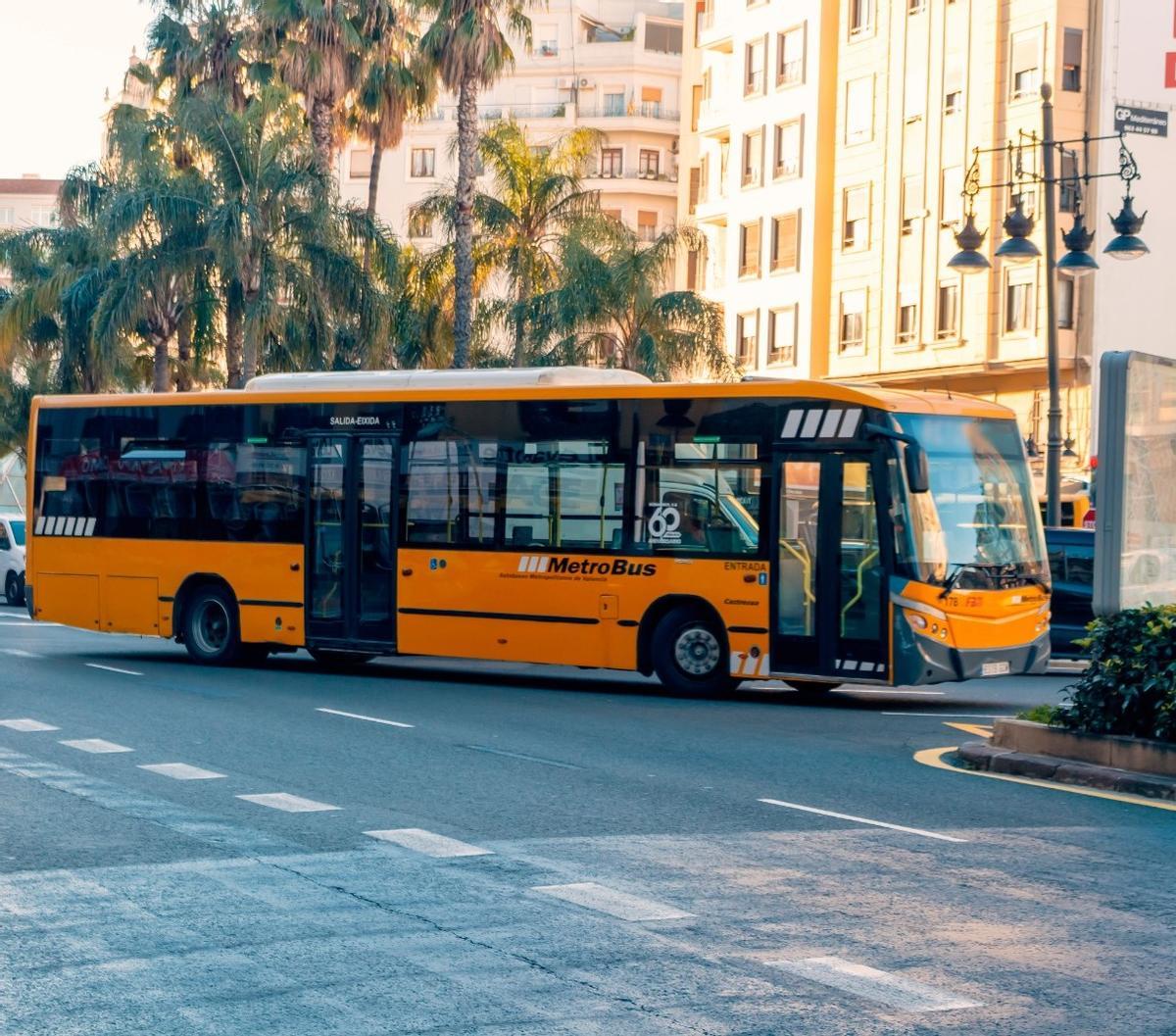 Línea a Silla de la red de autocares Metrobús.