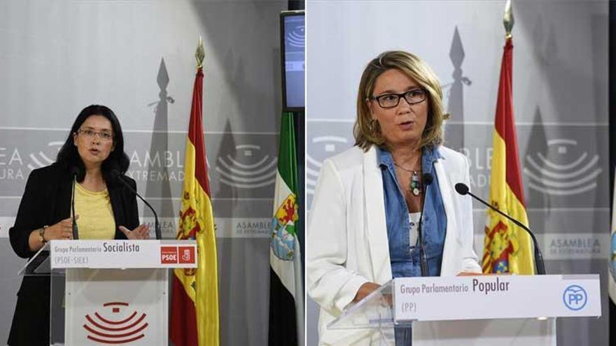 PSOE y PP discrepan sobre  el borrador del presupuesto extremeño