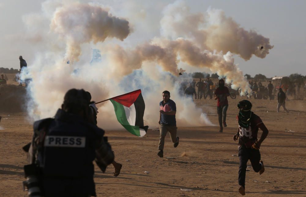 Imatges del conflicte de Gaza del 15 de maig