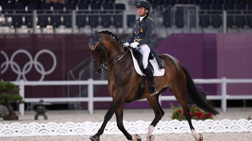 Beatriz Ferrer-Salat y 'Elegance' en el Gran Premio de doma clásica de los JJOO.