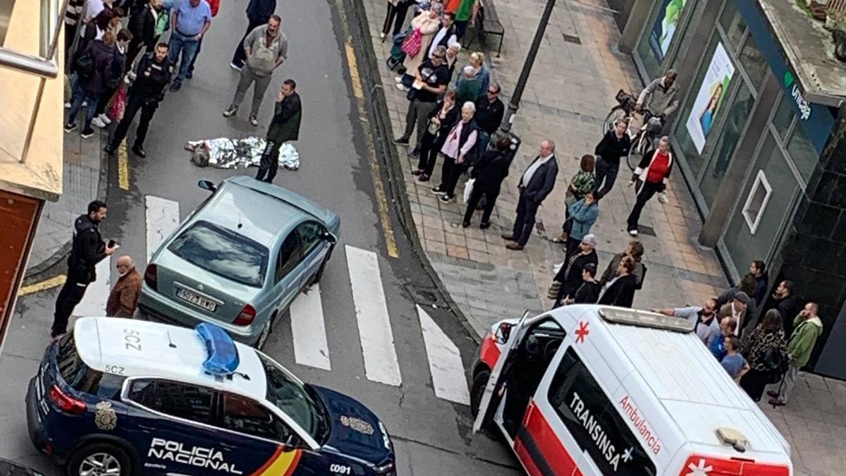 Herida una mujer de 87 años tras ser atropellada por un coche en el ...