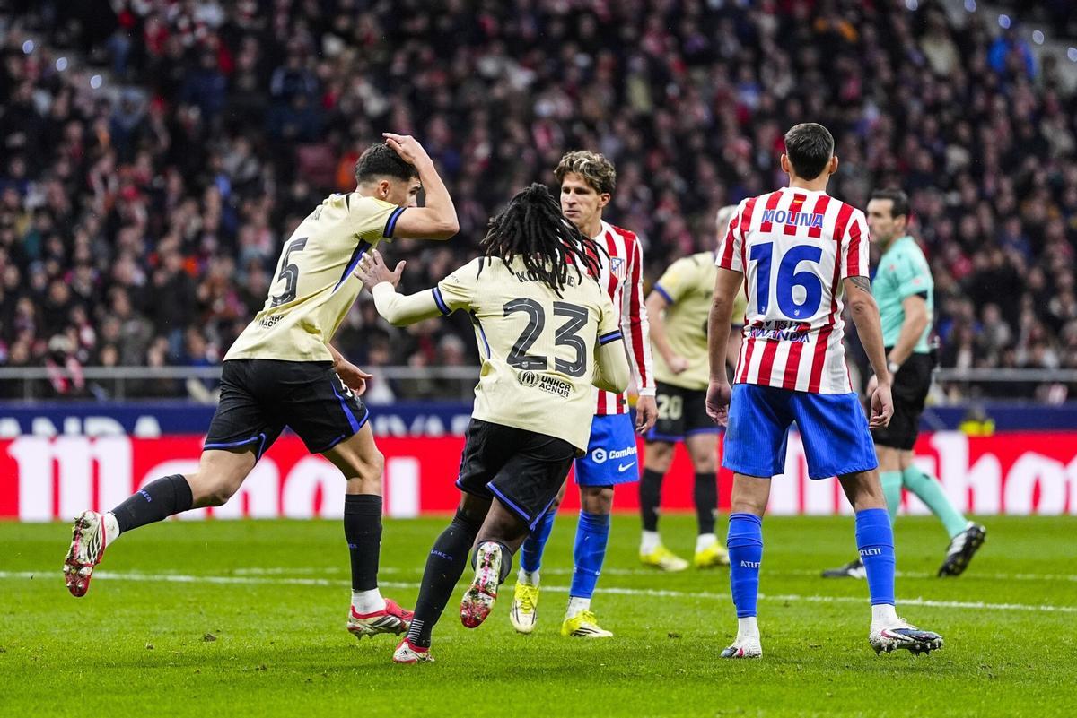 Cubarsí celebró el gol que poco después fue anulado en el Metropolitano