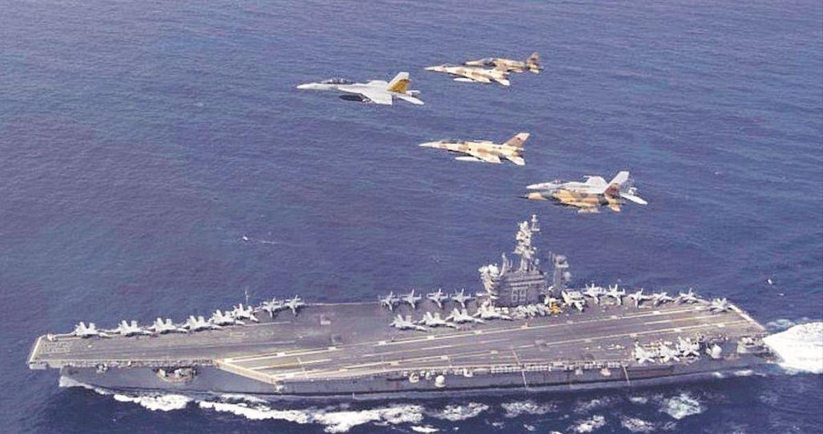 Un portaaviones de la flota de EEUU.
