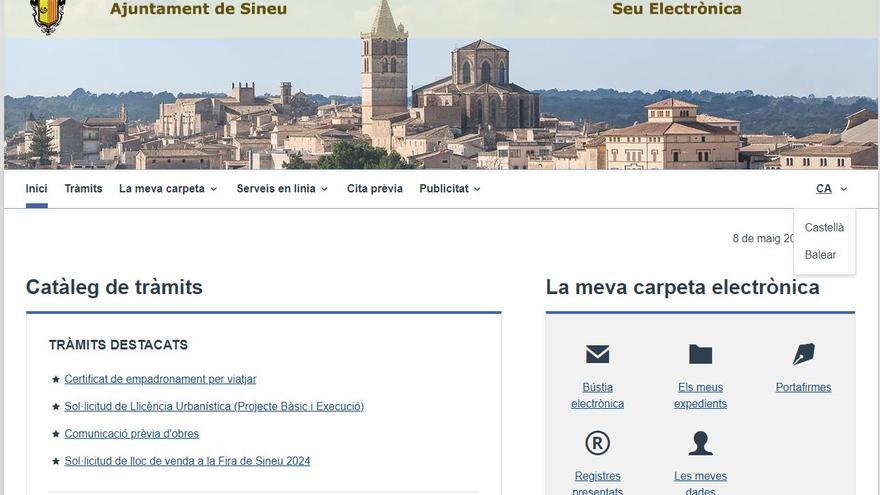 El Consell de Mallorca responde a los socialistas por la opción del balear en las sedes electrónicas de Ayuntamientos: “No gestionamos ninguna”