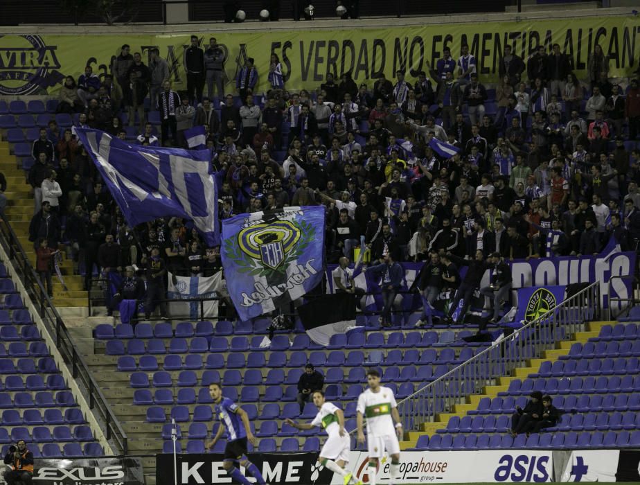 El derbi entre el Hércules y el Elche CF en imágenes