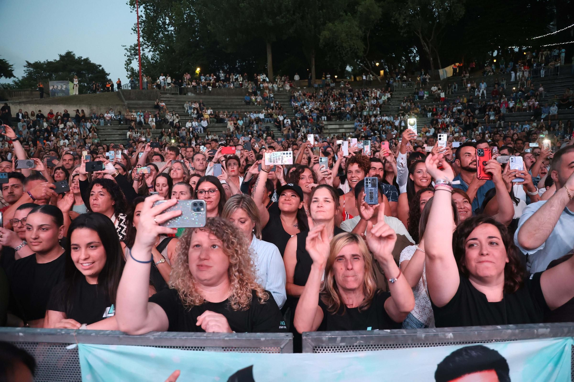 Concierto de Luis Fonsi en el parque de Santa Margarita, en el ciclo Son do Nordés