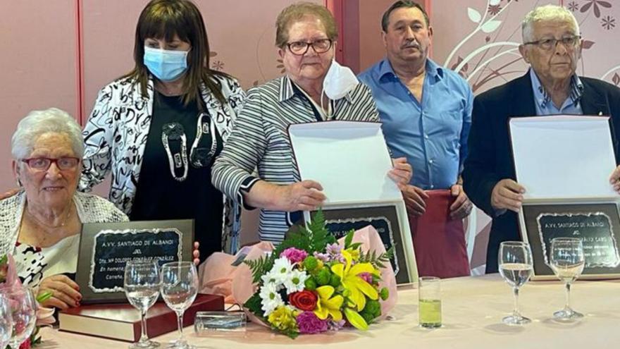 Albandi, en Carreño, recupera tras el covid el homenaje anual a sus vecinos de mayor edad