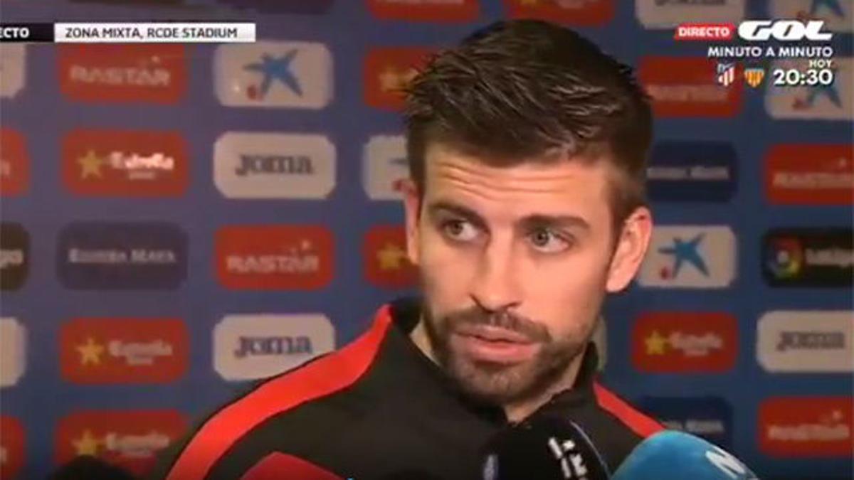 LALIGA | Espanyol-Barça (1-1) | Gerard Pique: Que cada uno saque sus propias conclusiones