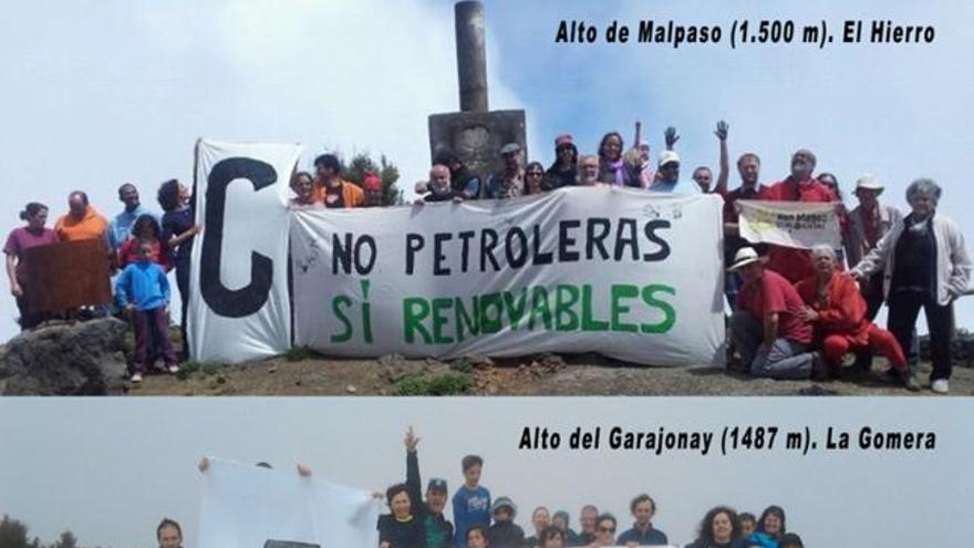 Estudiantes y ecologistas conmemoran con protestas el Día de Canarias