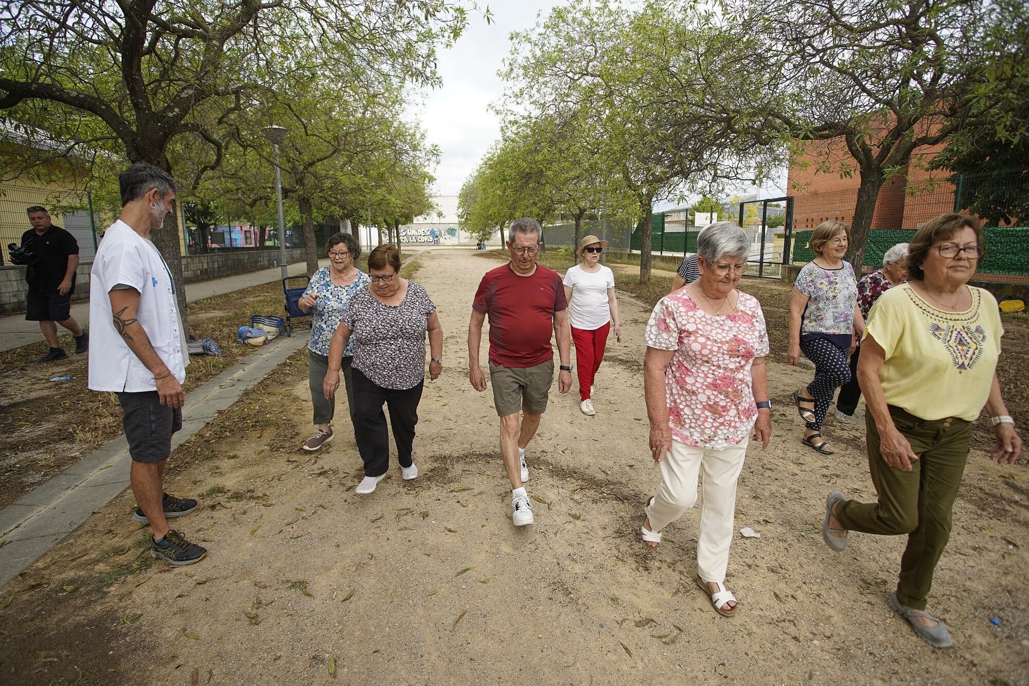 Salt CAP Alfons Moré transformació i reforma de l’atenció primària fisioterapeuta activitat amb persones de risc millora mobilitat