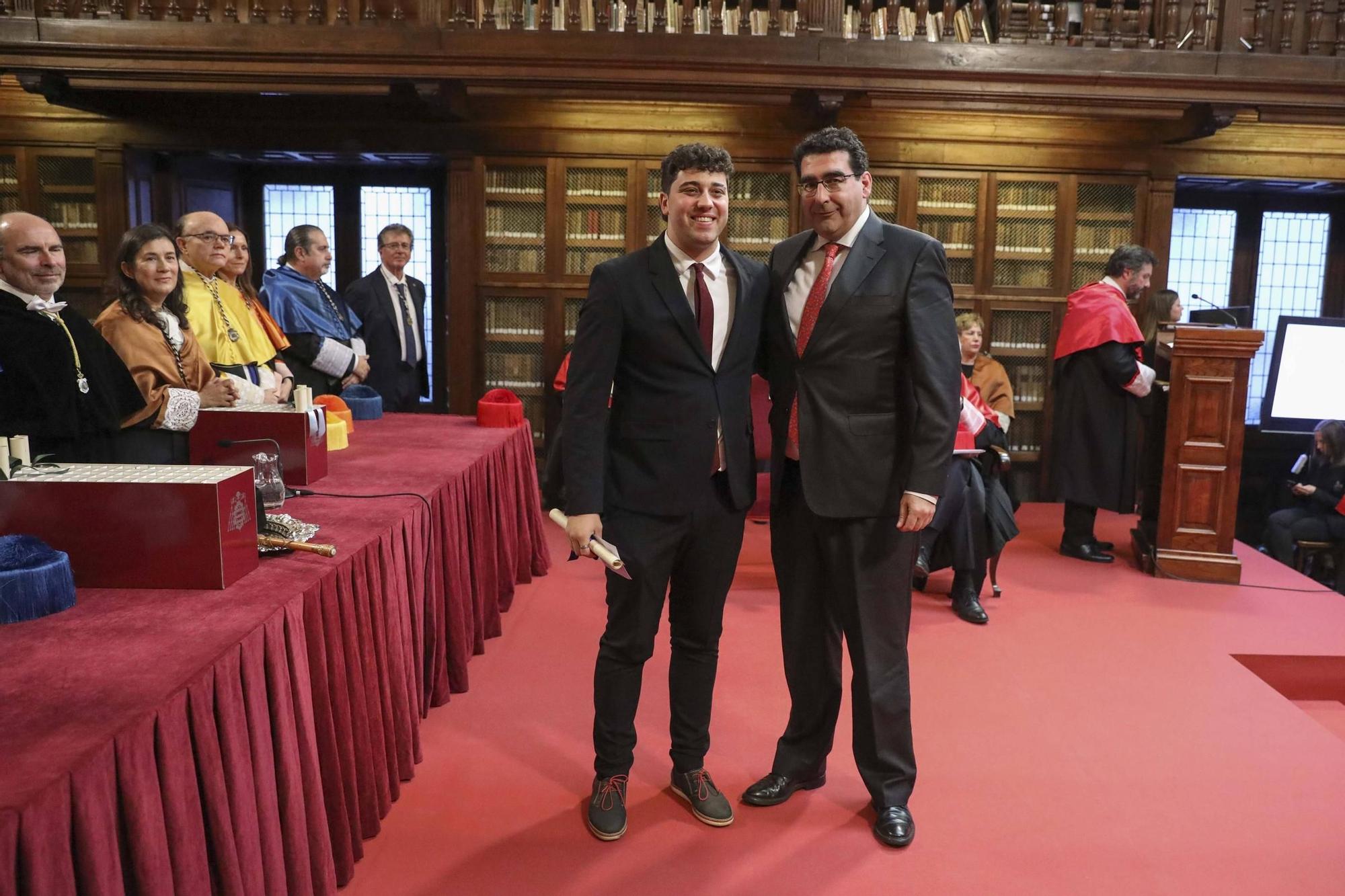 En imágenes: Así fue la entrega de premios a los mejores expedientes de la Universidad de Oviedo 2024