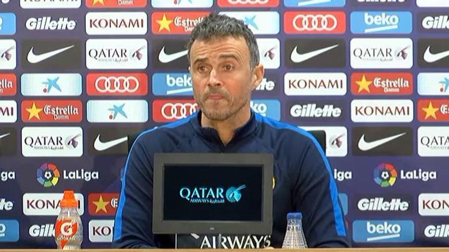 Luis Enrique sobre los árbitros: "Lo fácil es quejarse y llorar"