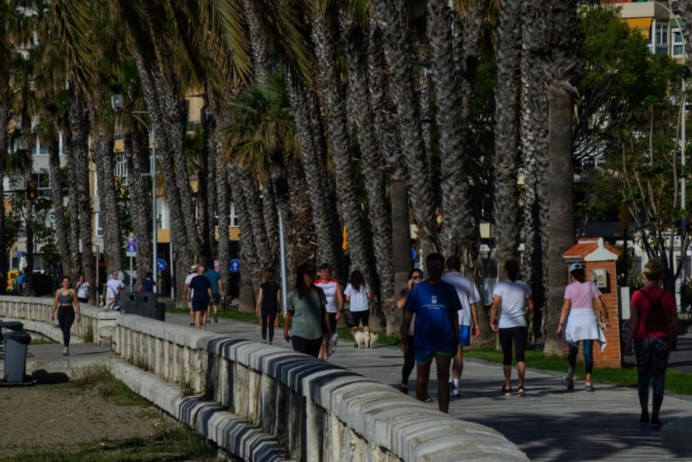 Segundo día con autorización de la práctica deportiva y con refuerzo policial.