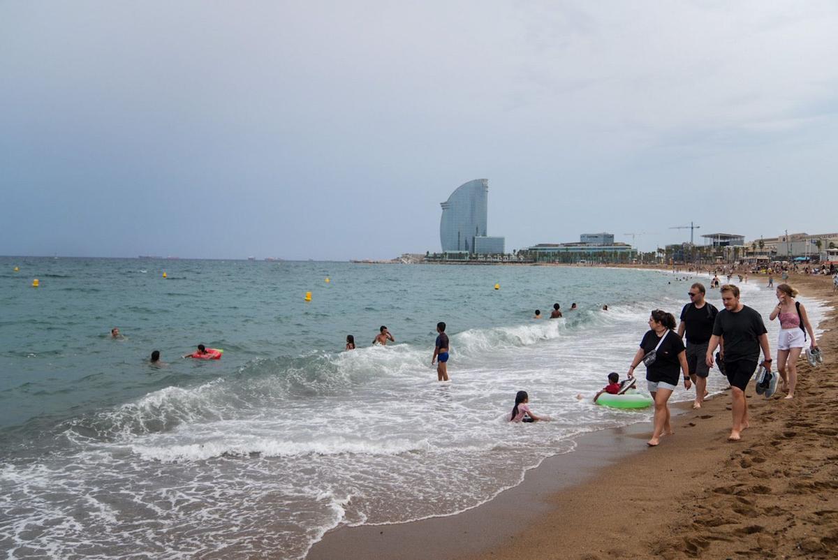 El tiempo en Barcelona: esperan las fuertes tormentas en las playas