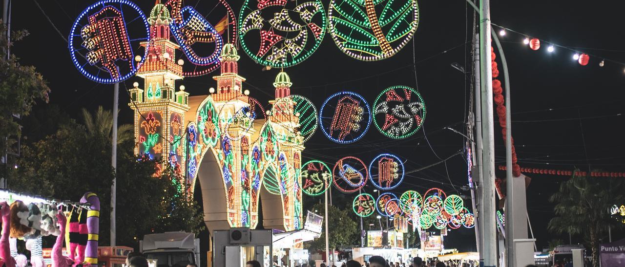 Alumbrado feria de Mérida