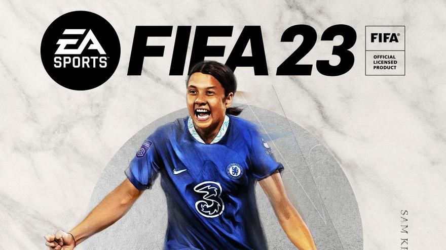 Mbappé y Sam Keer, portada del &#039;FIFA 23&#039;, que verá debutar la Superliga Femenina