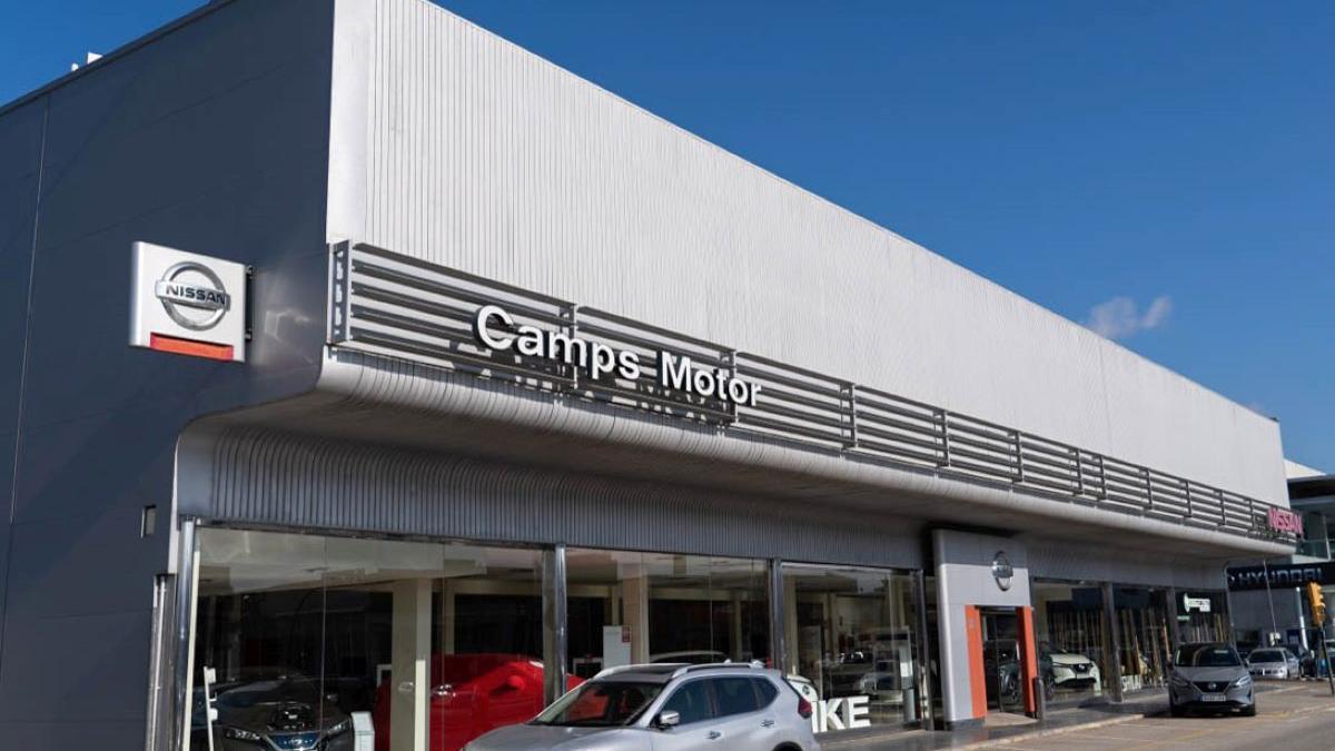 Camps Motor, situat a Fornells de la Selva, també és concessionari oficial de Nissan i d&#039;Isuzu