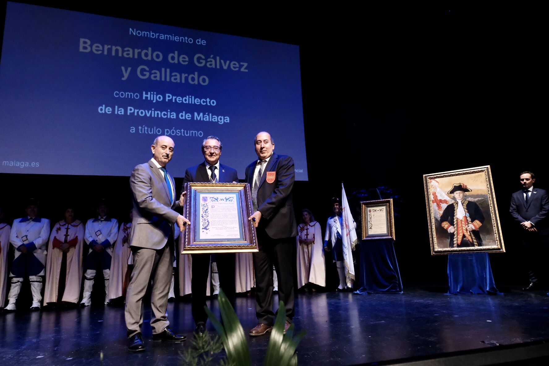 Nombra Hijo Predilecto de la provincia de Málaga a Bernardo de Gálvez