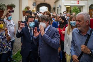 Los 'expresidents' Puigdemont y Torra, protagonistas del TC esta semana