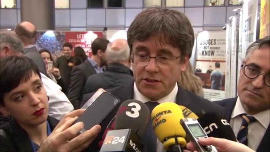 Puigdemont denuncia el «doble estàndard» de l'Eurocambra