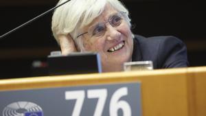 La eurodiputada de Junts, Clara Ponsatí, en el Parlamento Europeo.