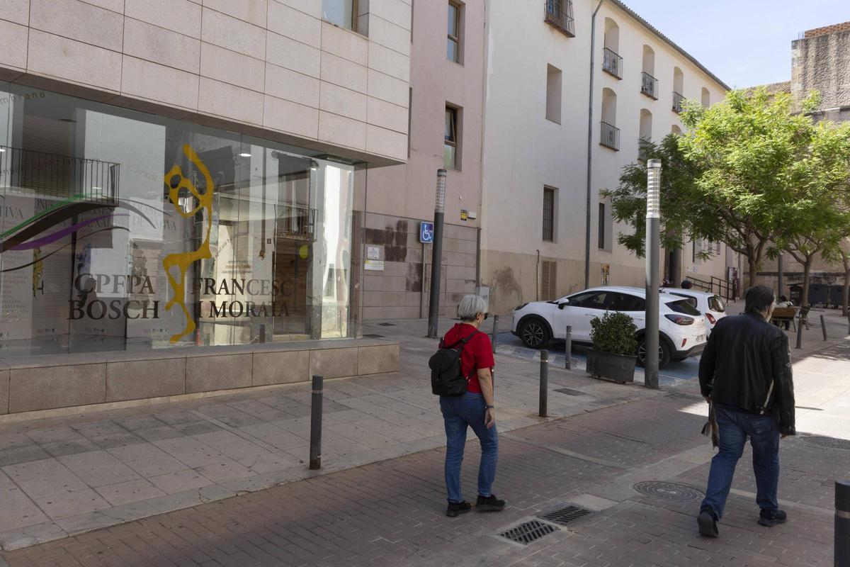 La Escola d'Adults de Xàtiva en una imagen de este martes.