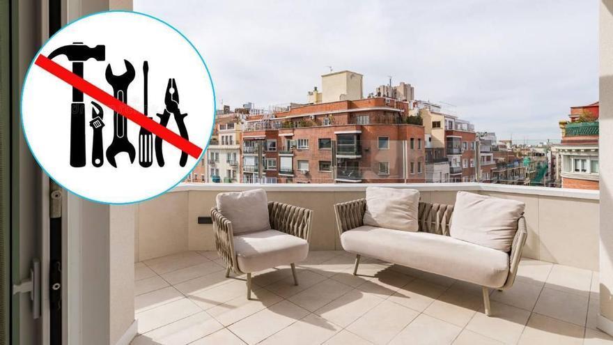 No puedes cambiar el suelo de tu terraza sin permiso: la Ley de Propiedad Horizontal lo deja claro