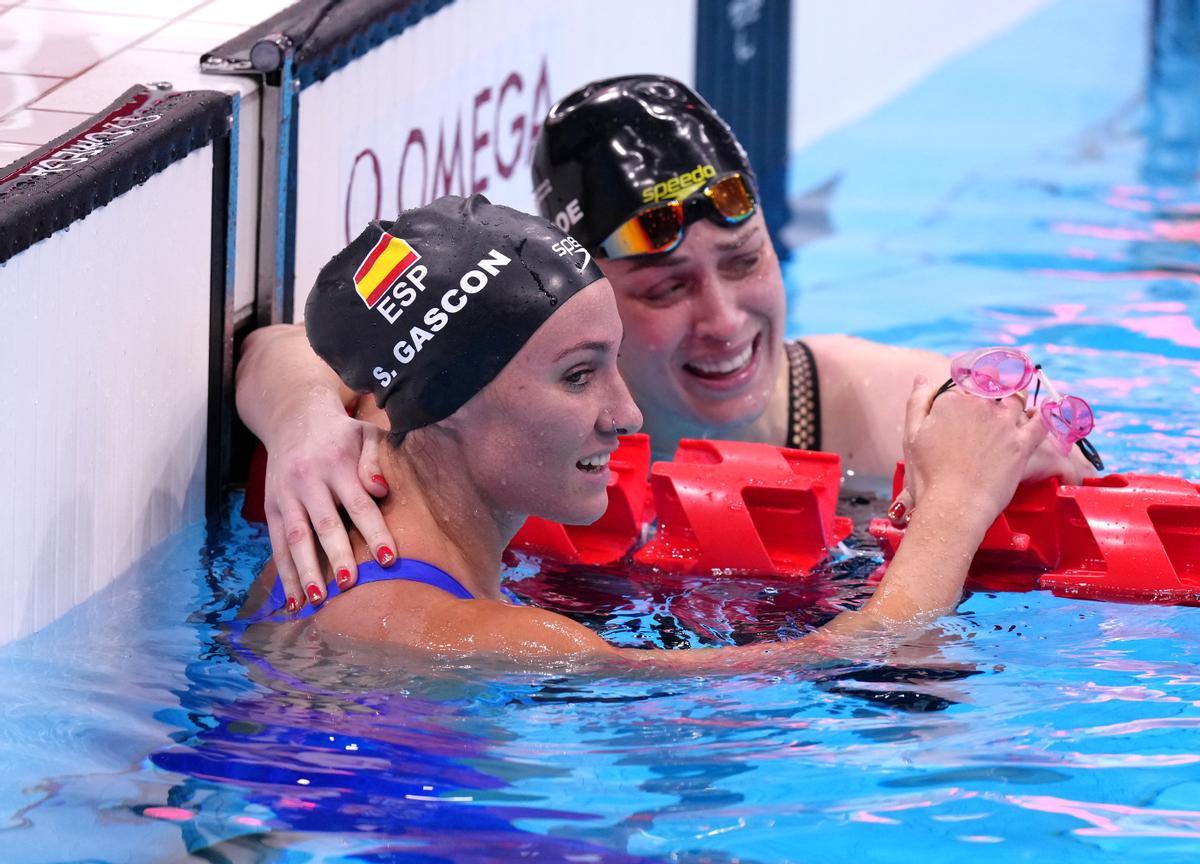 Sarai Gascón tras una prueba en los Juegos Paralímpicos de Tokio