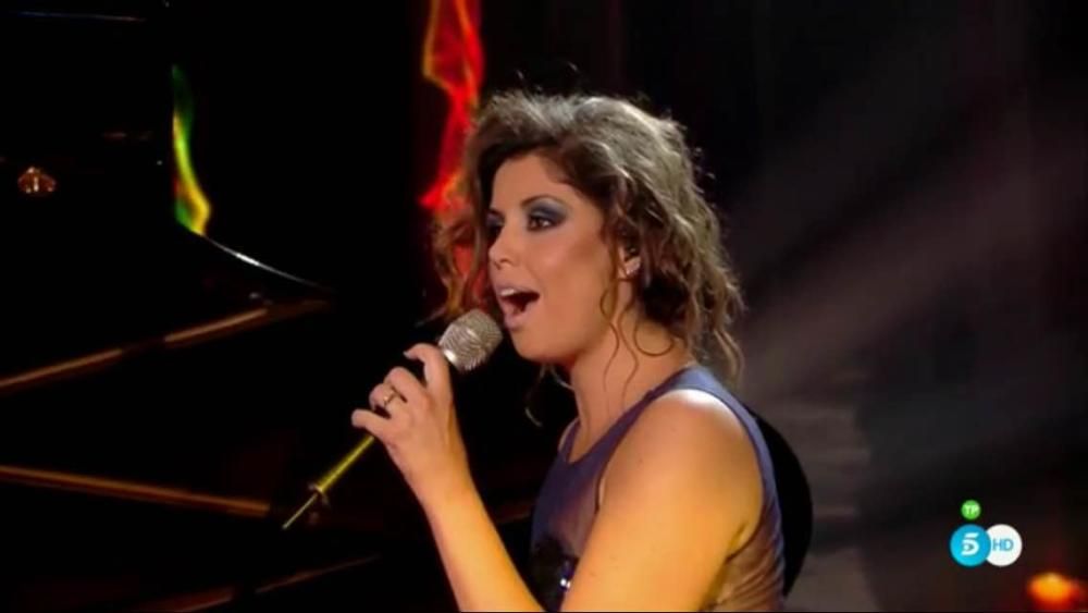 Actuación de Cristina Ramos en la final de ''Got Ta
