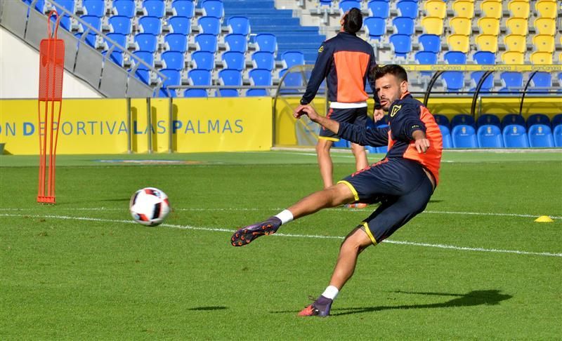 Entrenamiento de la UD Las Palmas, 9 enero 2017